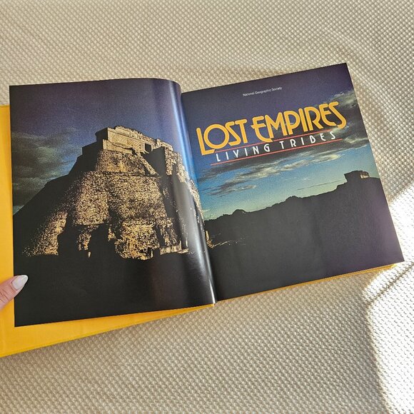 1982 Lost Empires Living Tribes - National Geographic Society History Book - Picture 2 of 10